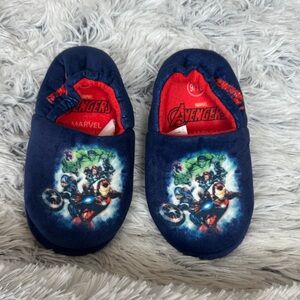 Marvel Avengers Navy and Red Kids One-Piece Footies